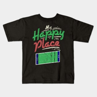 My Happy Place American Football - Gridiron Gift Kids T-Shirt